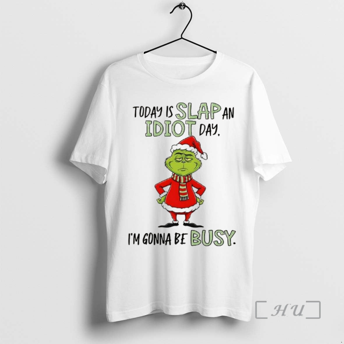 Officials Santa Grinch Today Is Slap An Idiot Day T-Shirts, Hoodie, Sweatshirt | CiraTrend.com