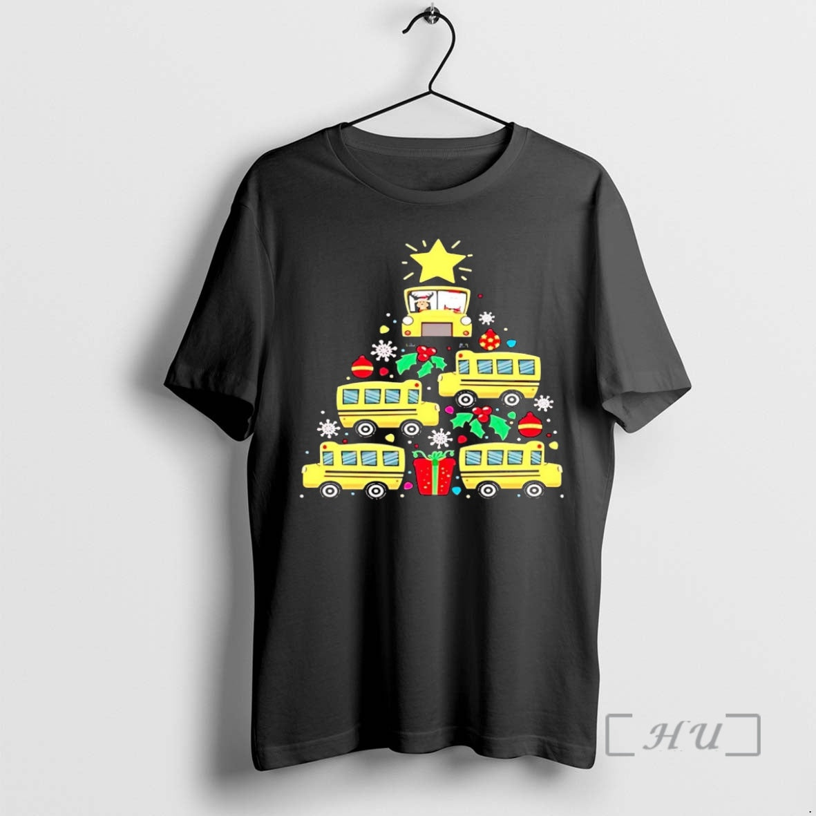 Officials School Bus Christmas Tree T-Shirts, Hoodie, Sweatshirt | CiraTrend.com
