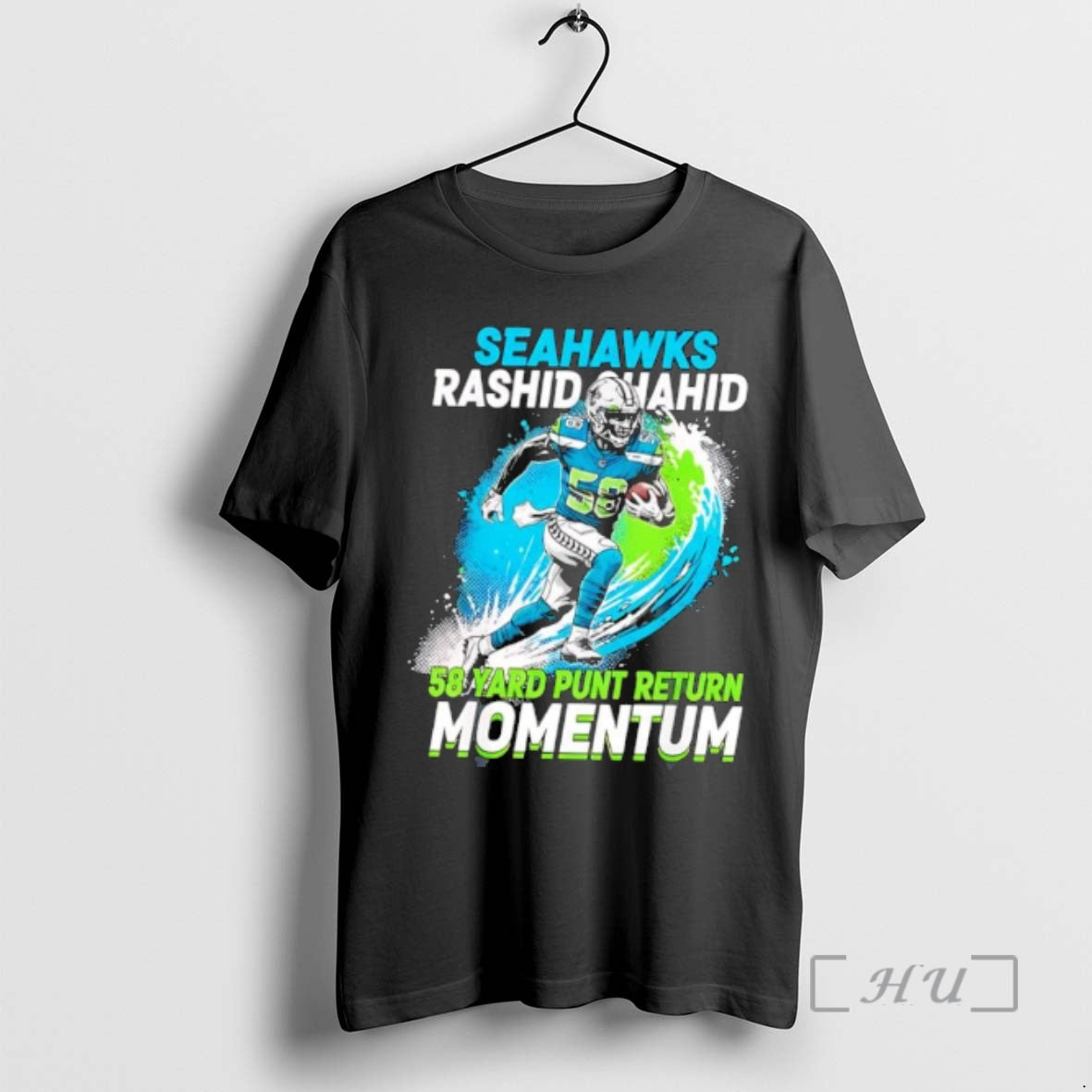 Officials Seahawks Rashid Shaheed 58 Yard Punt Return Momentum T-Shirts, Hoodie, Sweatshirt | CiraTrend.com