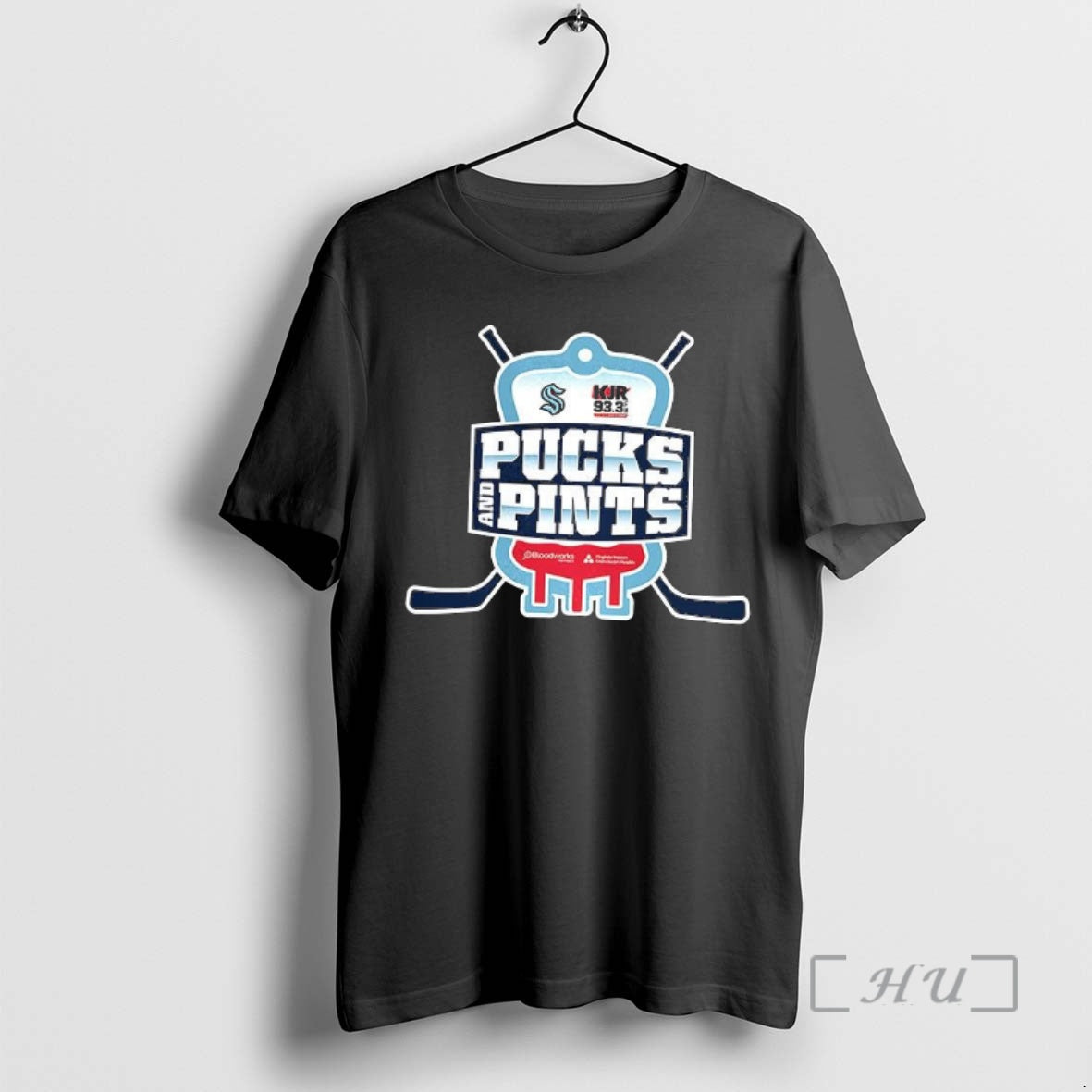 Officials Seattle Kraken Pucks And Pints Logo T-Shirts, Hoodie, Sweatshirt | CiraTrend.com