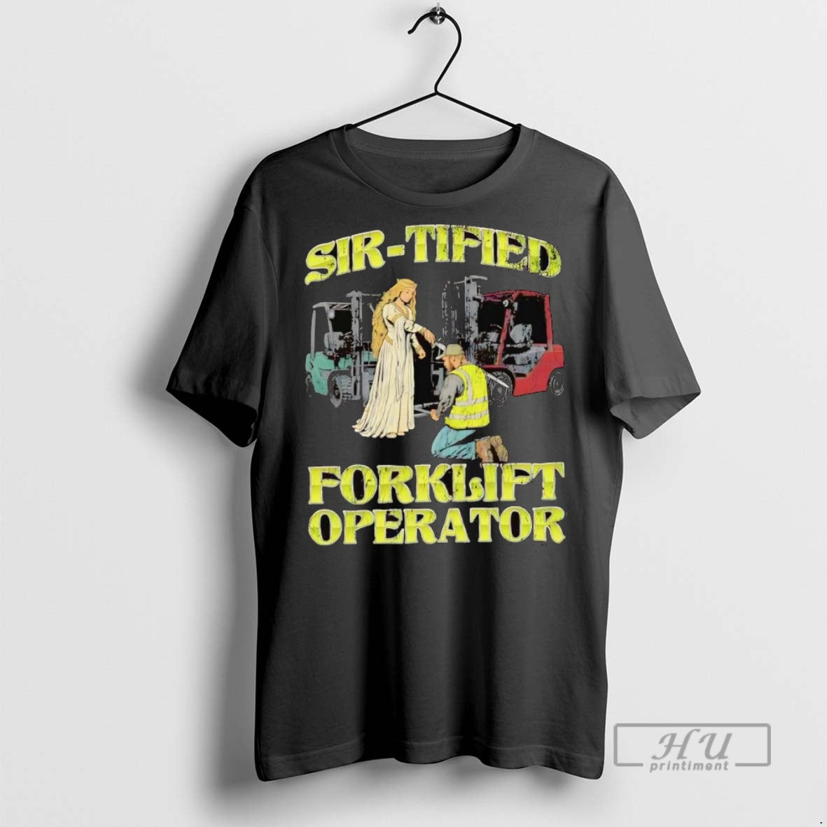 Officials Sir Tified Certified Forklift Operator T Shirt