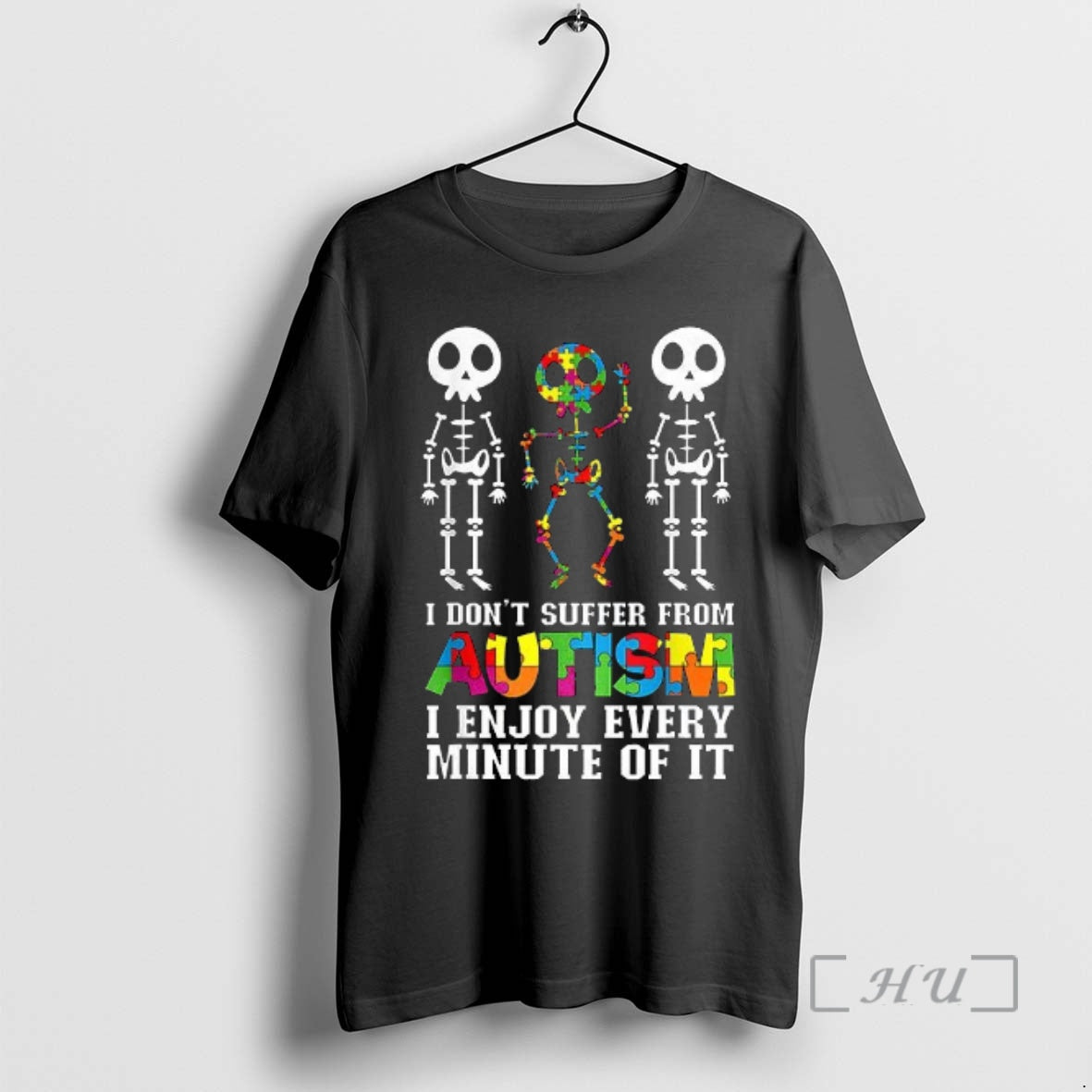 Officials Skeleton I Dont Suffer From Autism I Enjoy Every Minute Of It Premium T-Shirts, Hoodie, Sweatshirt | CiraTrend.com