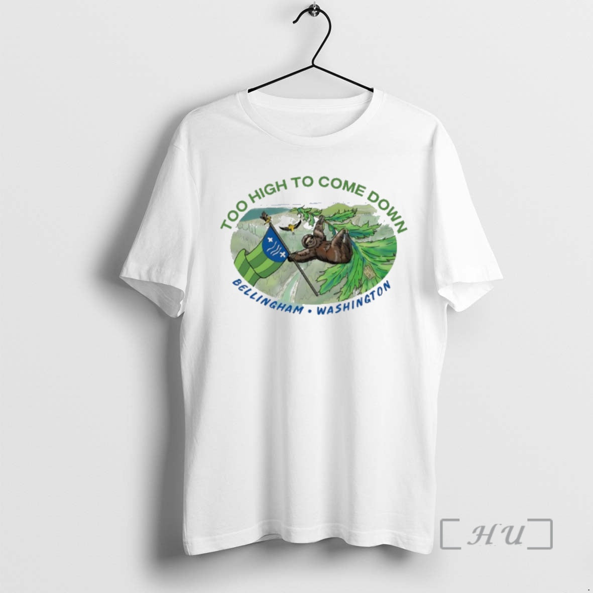 Officials Sloth Too High To Come Down Bellingham Washington T-Shirts, Hoodie, Sweatshirt | CiraTrend.com