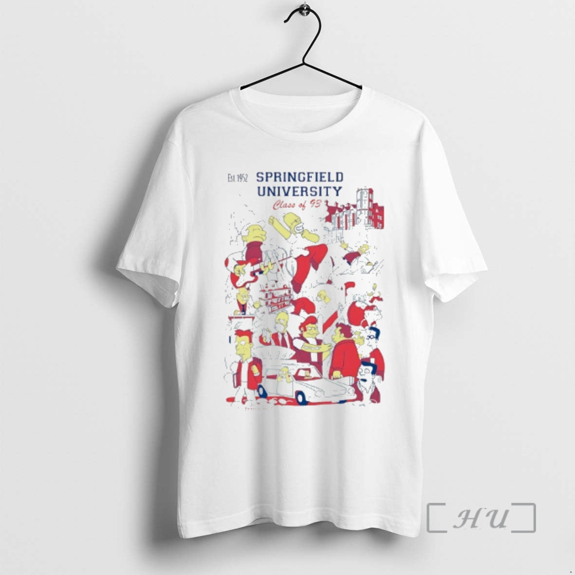 Officials Springfield University Class Of 93 Comic T-Shirts, Hoodie, Sweatshirt | CiraTrend.com