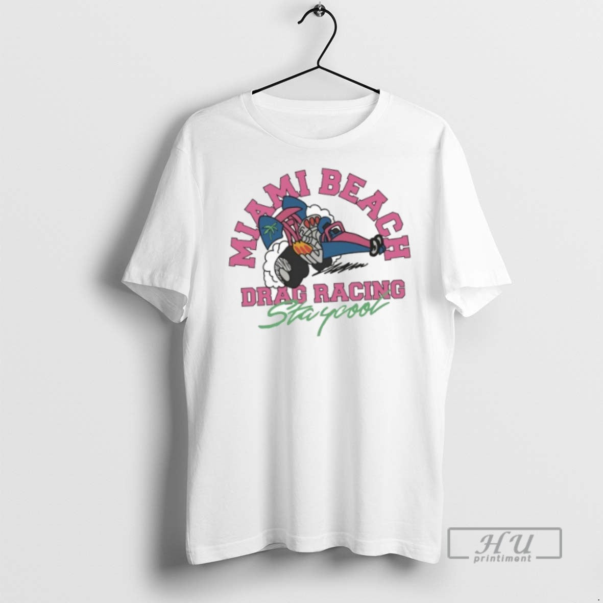 Officials Staycool Miami Beach Racing T Shirt