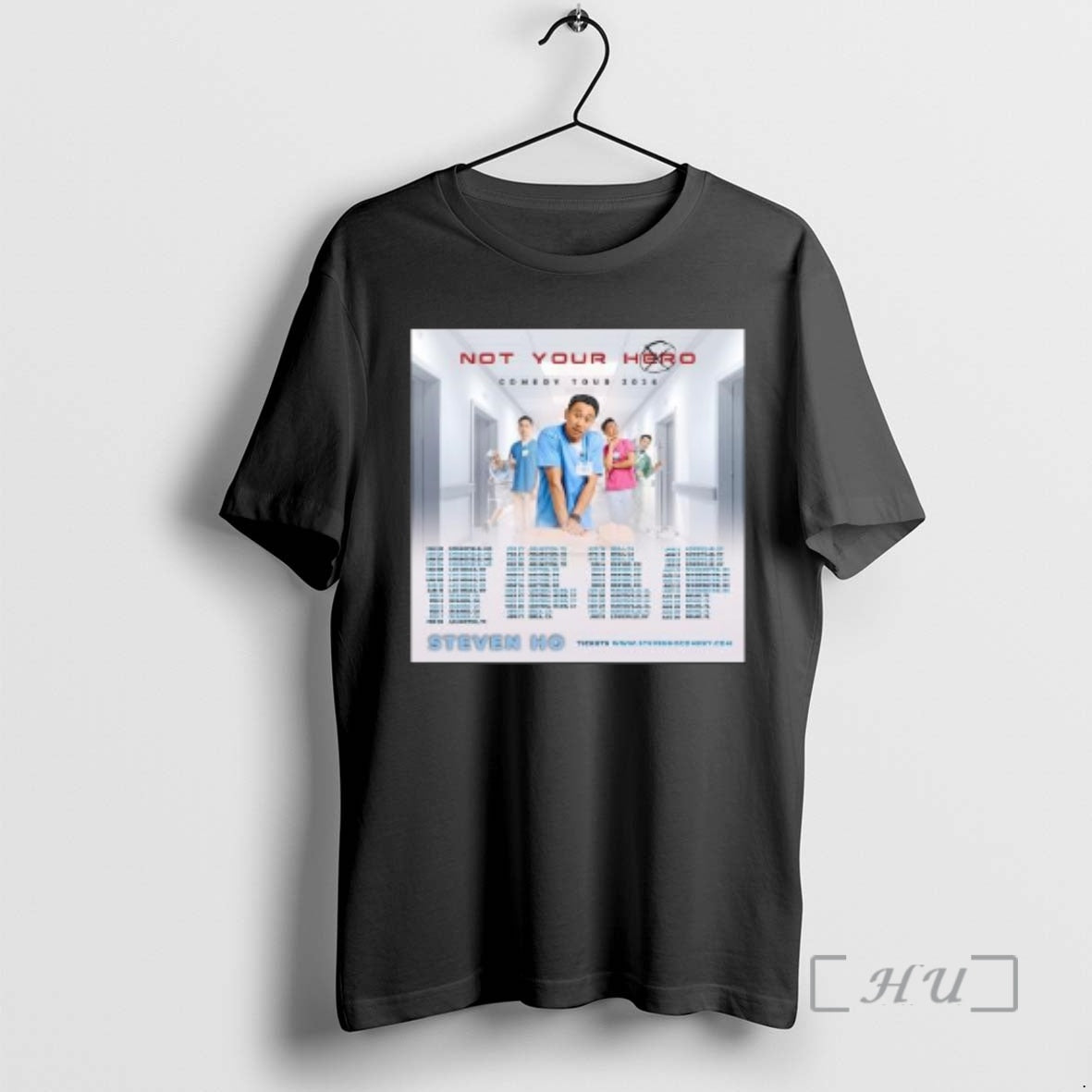 Officials Steven Ho The Not Your Hero Comedy Tour 2026 Circle Black Premium T Shirts Hoodie, Sweatshirt | CiraTrend.com