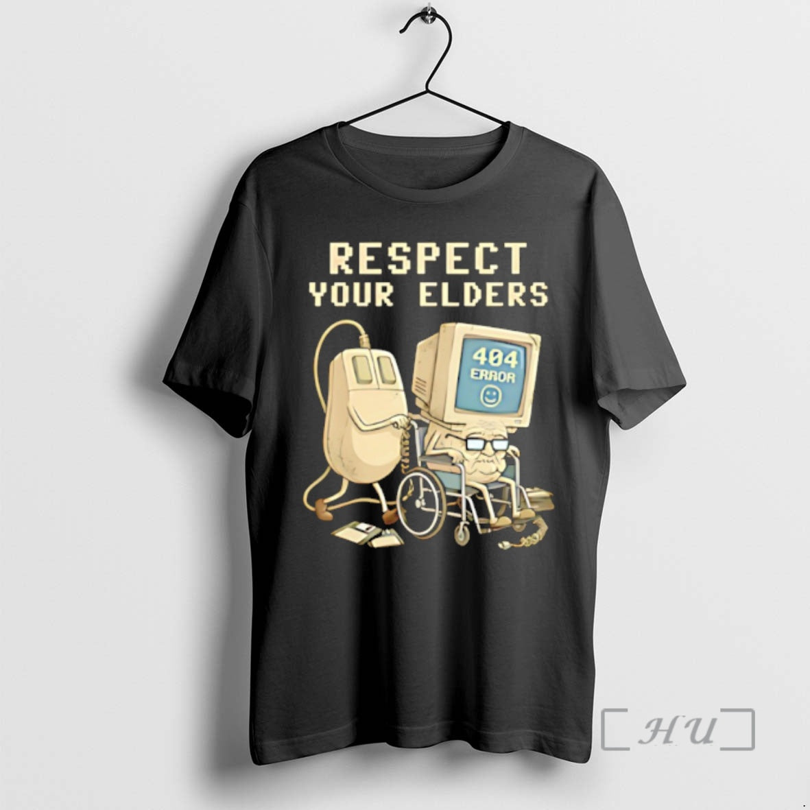 Officials Tech 404 Error Hilarious Respect Your Elders T-Shirts, Hoodie, Sweatshirt | CiraTrend.com