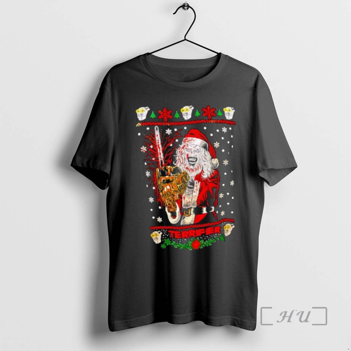 Officials Terrifier Christmas Santa Graphic T-Shirts, Hoodie, Sweatshirt | CiraTrend.com