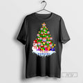 Officials Texas Rangers Christmas Tree Tee Shirt