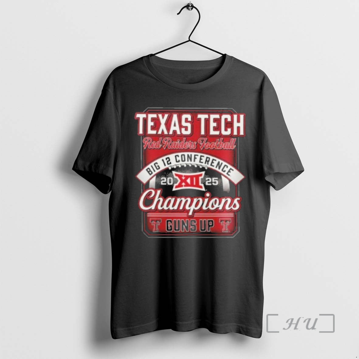 Officials Texas Tech Red Raiders Football Big 12 Conference 2025 Champions Guns Up Premium T-Shirts, Hoodie, Sweatshirt