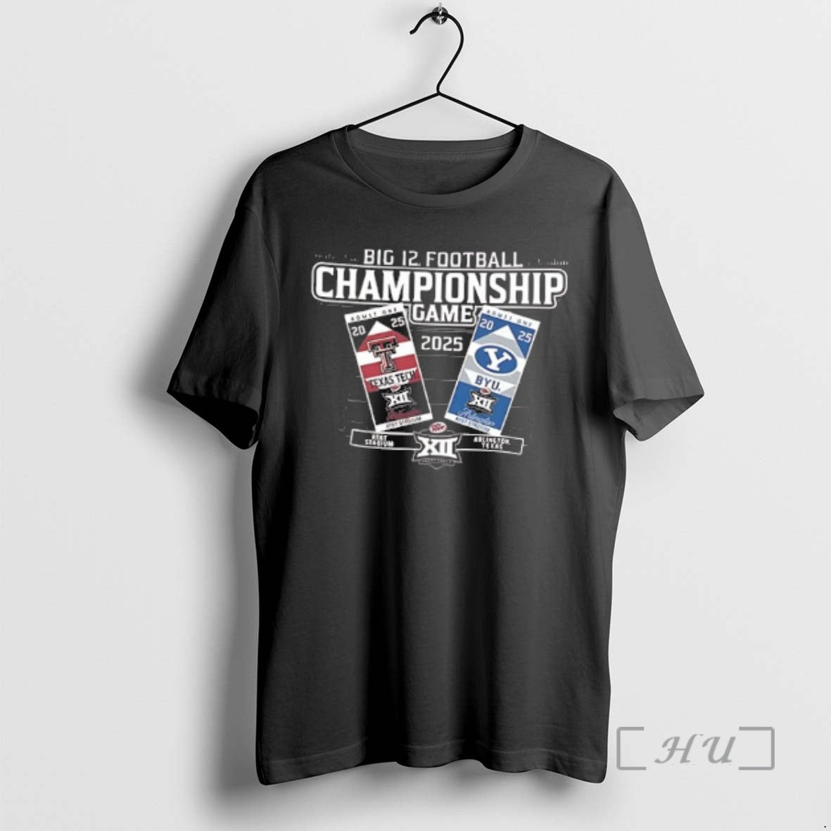 Officials Texas Tech Vs Byu 2025 Big 12 Football Championship 2 Sided Premium T Shirts Hoodie, Sweatshirt | CiraTrend.com
