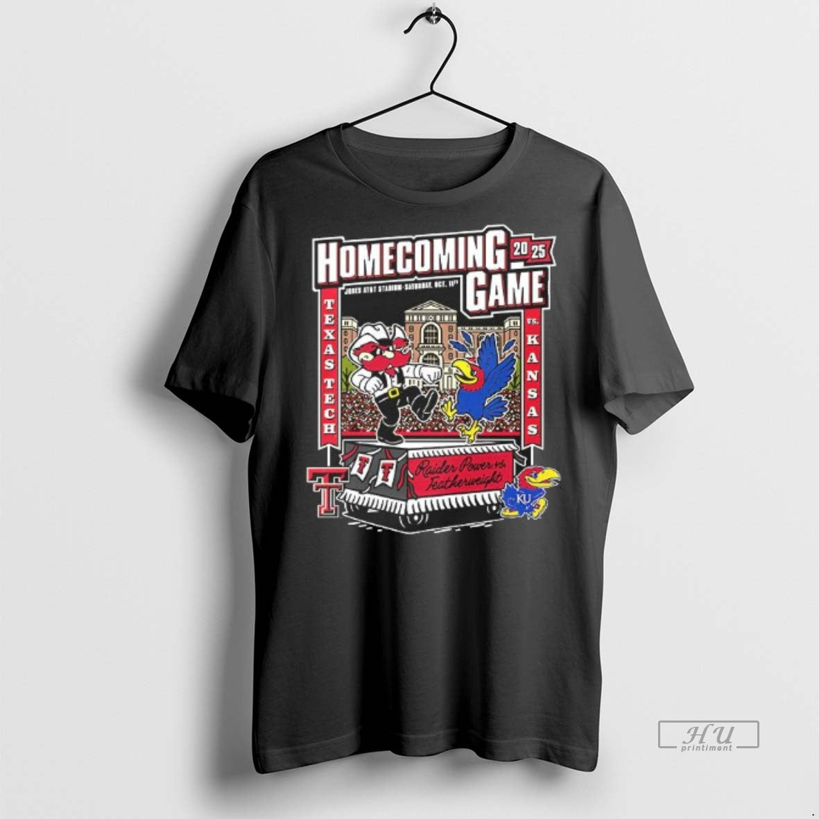 Officials Texas Tech Vs Kansas 2025 Homecoming Tee Shirt Sweater