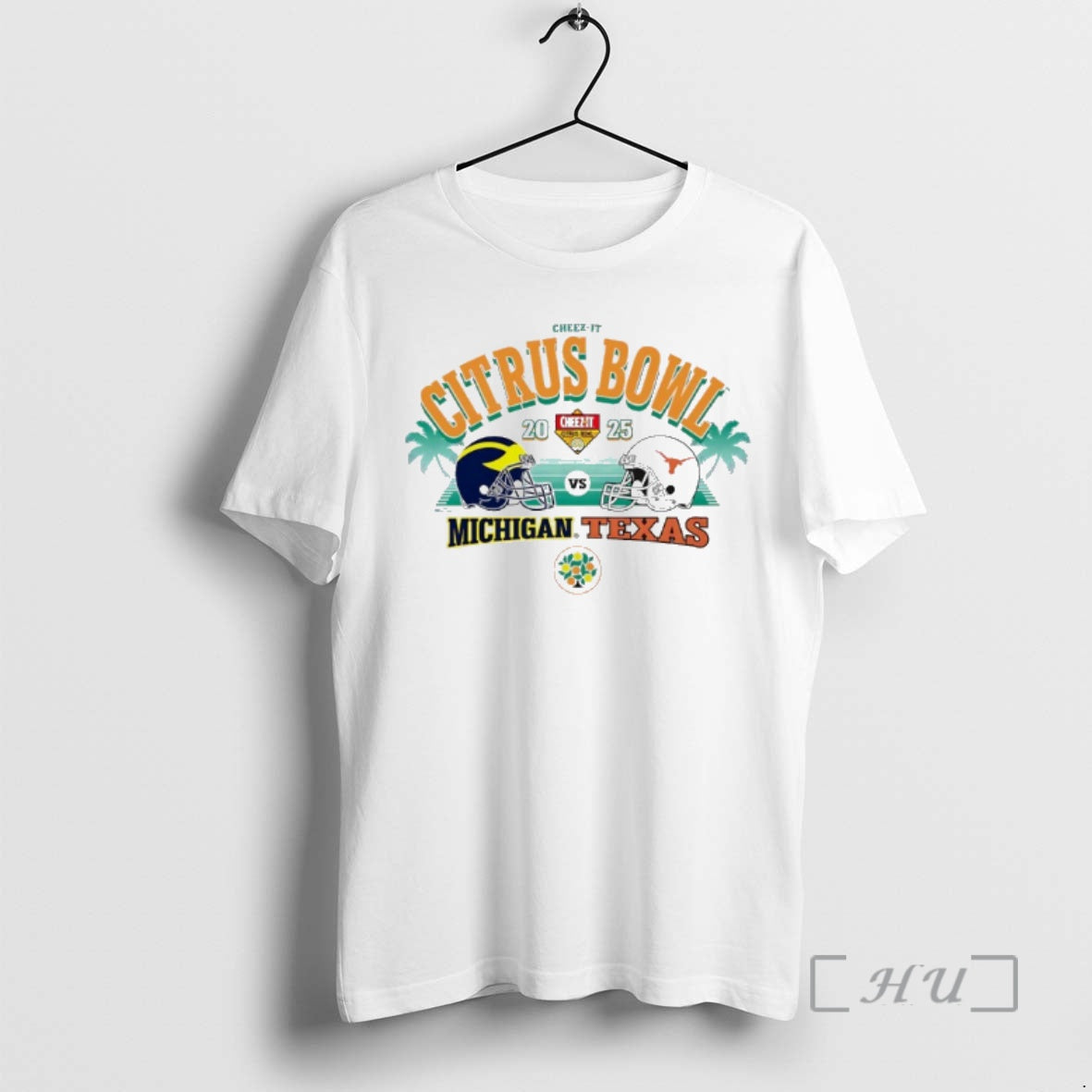Officials Texas Vs Michigan 2025 Cheez It Citrus Bowl 2 Team Helmets Stadium Premium T-Shirts, Hoodie, Sweatshirt