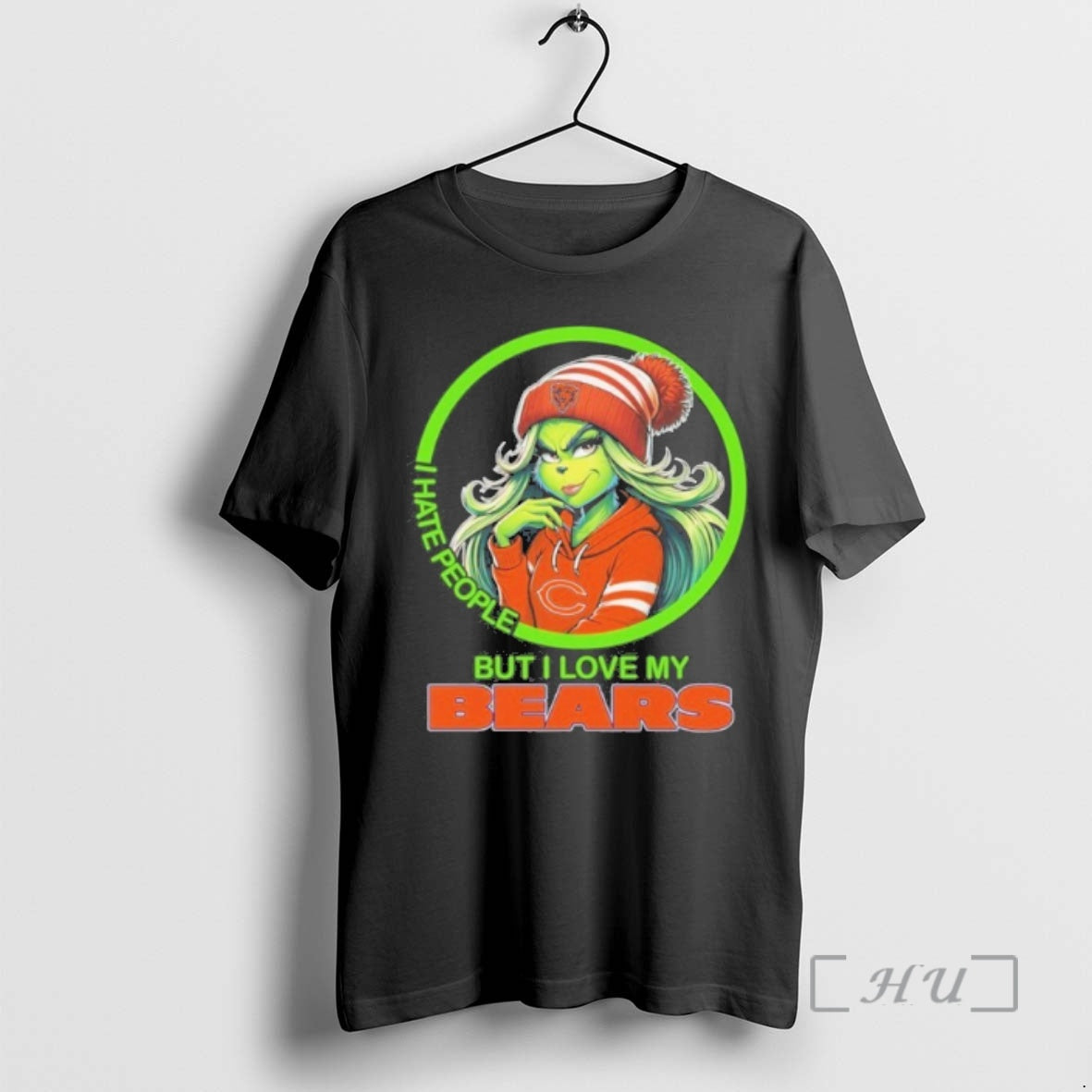 Officials The Grinch I Hate People But I Love My Bears Premium T Shirts Sweater Hoodie, Sweatshirt | CiraTrend.com