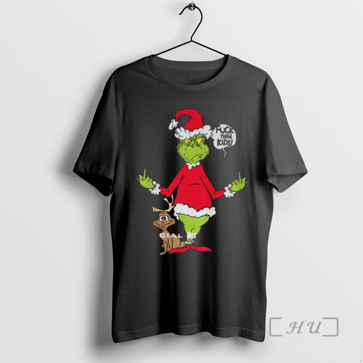Officials The Grinch And Max Fuck Them Kids Special Limited Edition Christmas Premium T Shirts Hoodie, Sweatshirt