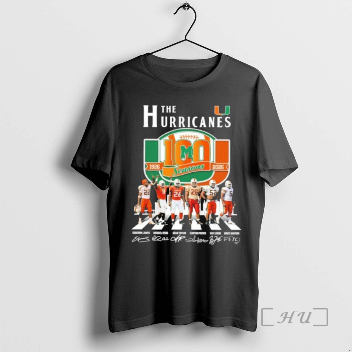 Officials The Hurricanes 100 Seasons Player Signature T-Shirts, Hoodie, Sweatshirt | CiraTrend.com