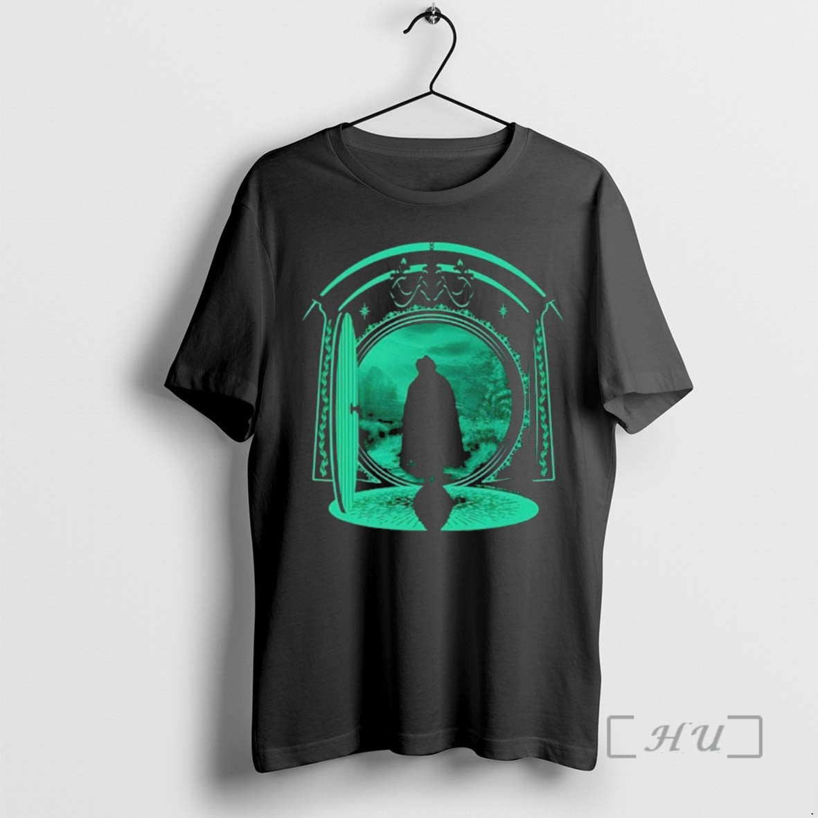 Officials The Lord Of The Rings Hobbit Door Silhouette T-Shirts, Hoodie, Sweatshirt | CiraTrend.com