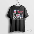 Officials The Minnesota Twins Players Walking Abbey Road 65th Seasons Thank You For The Memories T-Shirts, Hoodie, Sweatshirt