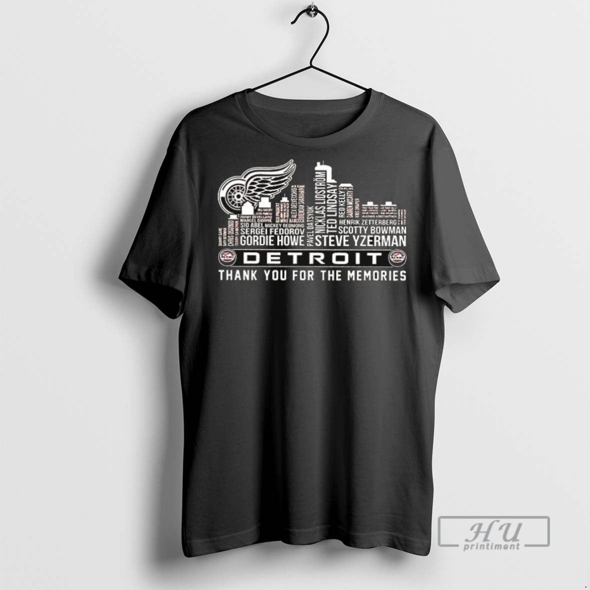 Officials Trending Detroit Red Wings Thank You For The Memories Skyline Players Ceramic Ceramic And