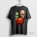 Officials Trending Halloween Trio Masks Ornaments Tee Shirt