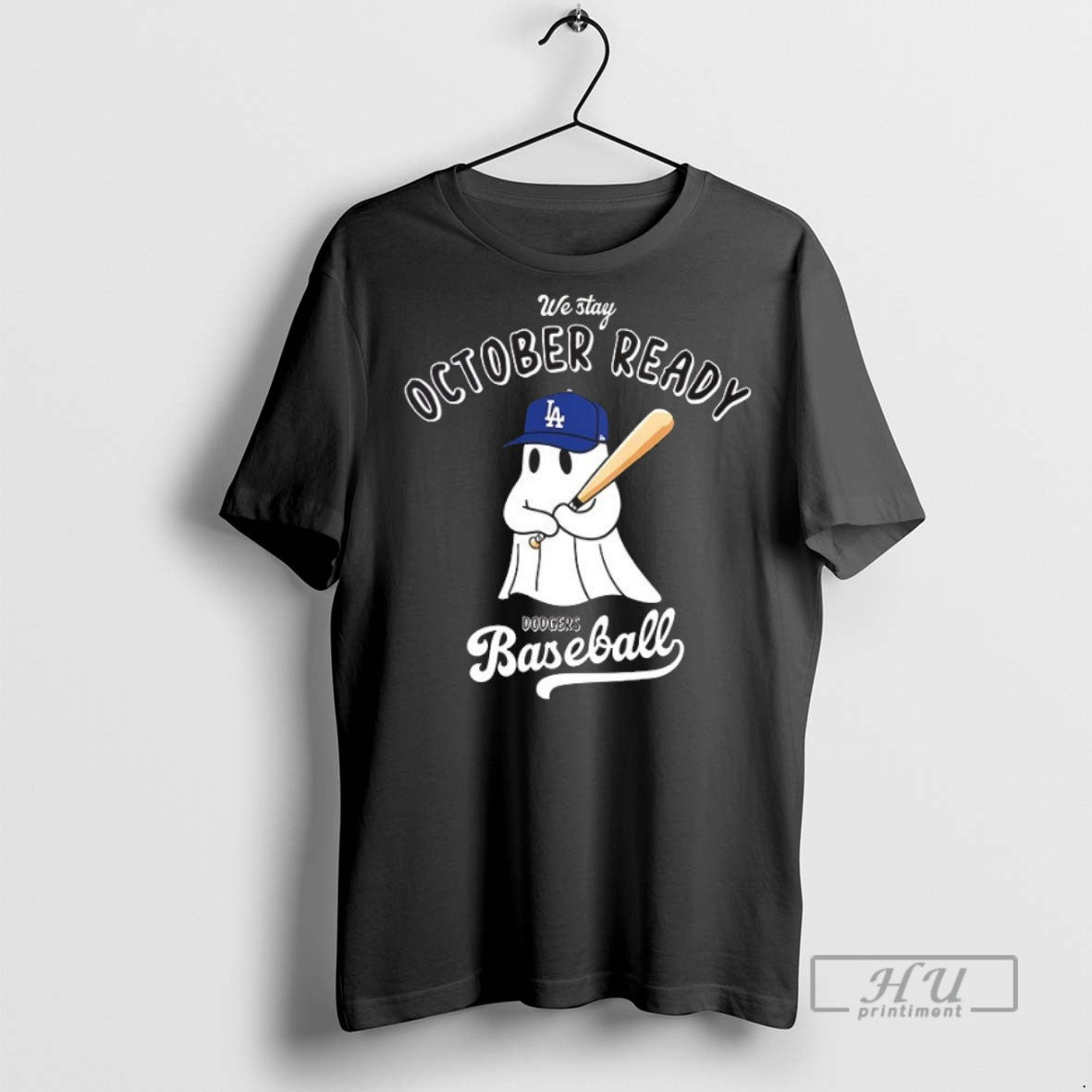 Officials Trending We Stay October Ready Los Angeles Dodgers Baseball Halloween 2025 Tee Shirt
