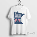 Officials Usa Flag We Stand With Minnesota T-Shirts, Hoodie, Sweatshirt | CiraTrend.com