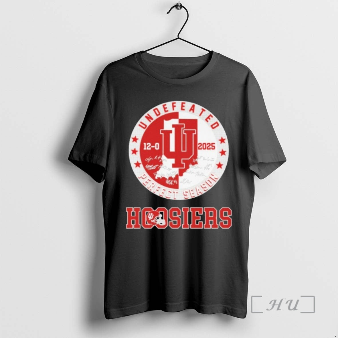 Officials Undefeated Perfect Season Hoosiers Signature T-Shirts, Hoodie, Sweatshirt | CiraTrend.com
