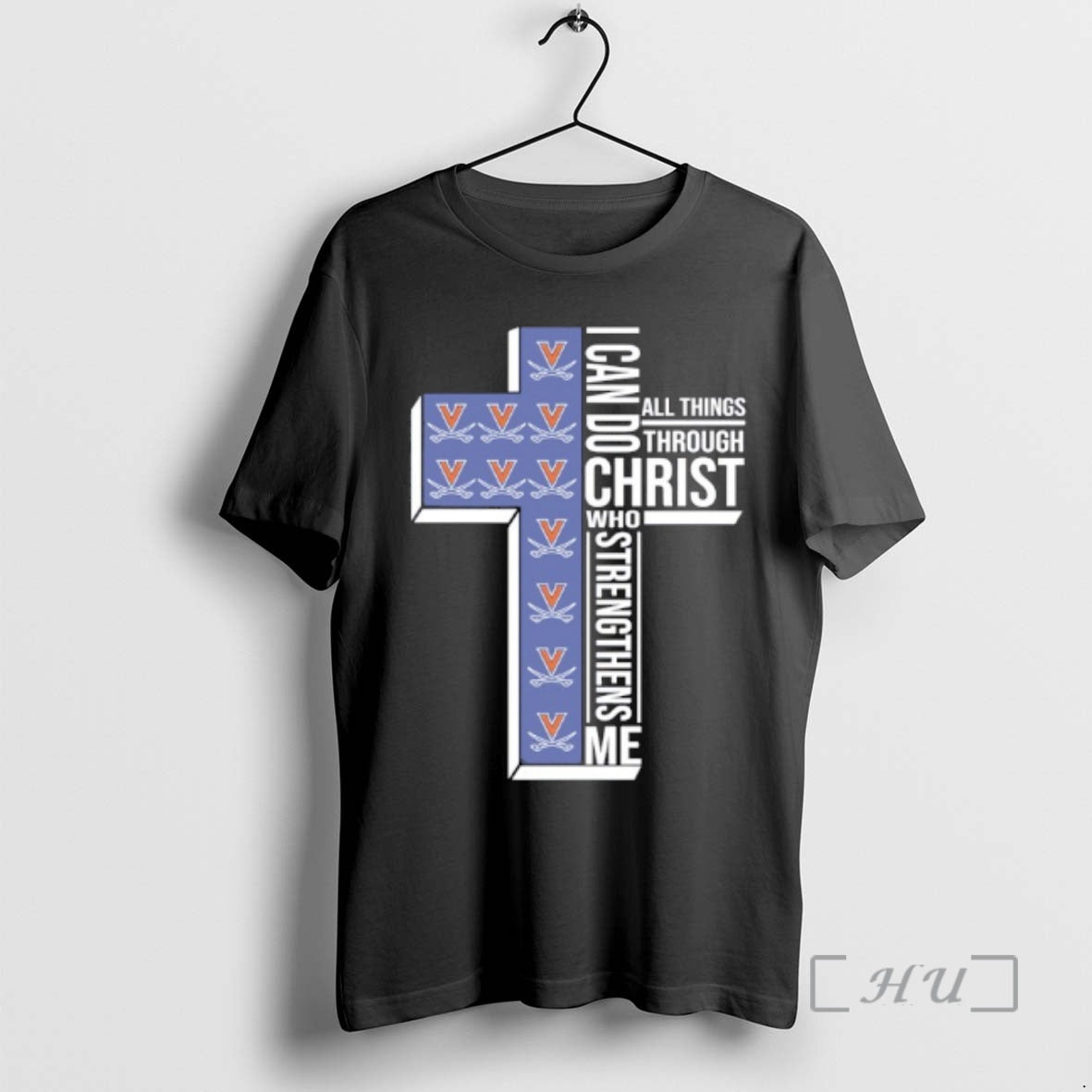 Officials Virginia Cavaliers Cross I Can Do All Things Through Christ Who Strengthen Me Premium T-Shirts, Hoodie, Sweatshirt