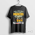 Officials Yes Im Old But I Saw Packers Greatness Player Signature City Premium T Shirts Hoodie, Sweatshirt | CiraTrend.com