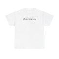 Oh who is you T-shirt, Unisex Vintage Graphic Tees Gothic Grunge Y2k Emo Scene Amity Affliction Style Clothes Men Women...