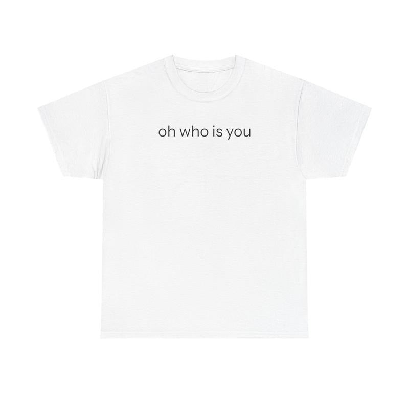 Oh who is you T-shirt, Unisex Vintage Graphic Tees Gothic Grunge Y2k Emo Scene Amity Affliction Style Clothes Men Women...