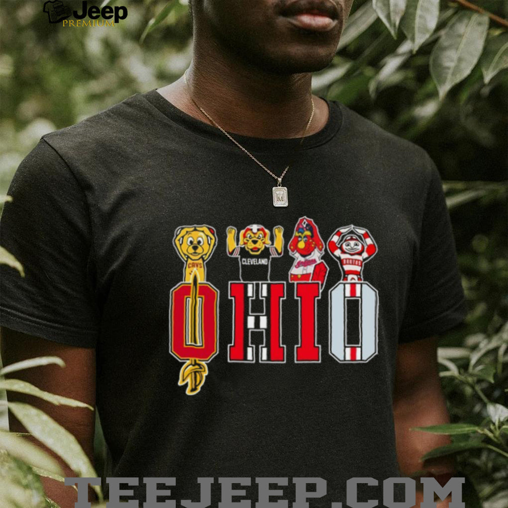 Ohio Sports Mascots “OHIO” Logo Fan T Shirt