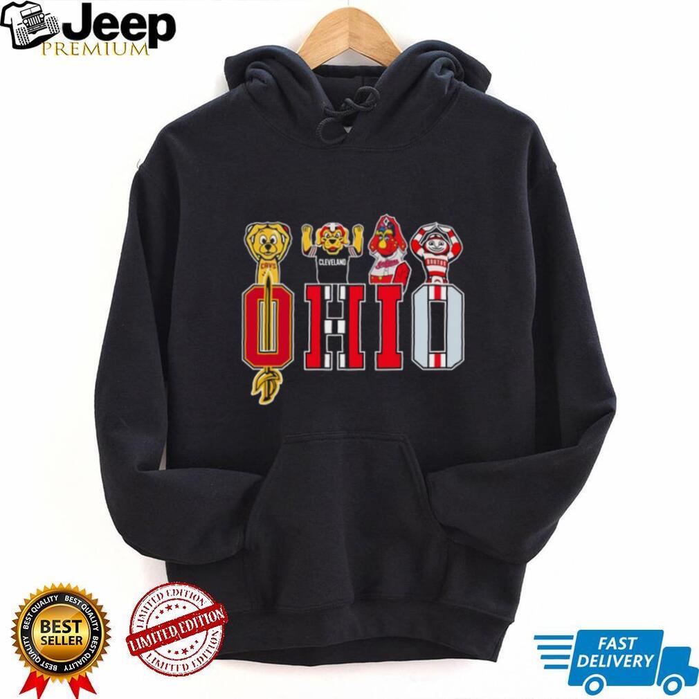 Ohio Sports Mascots “OHIO” Logo Fan T Shirt