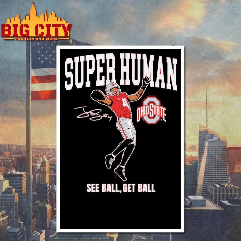 Ohio State Football Jeremiah Smith Superhuman signature shirt