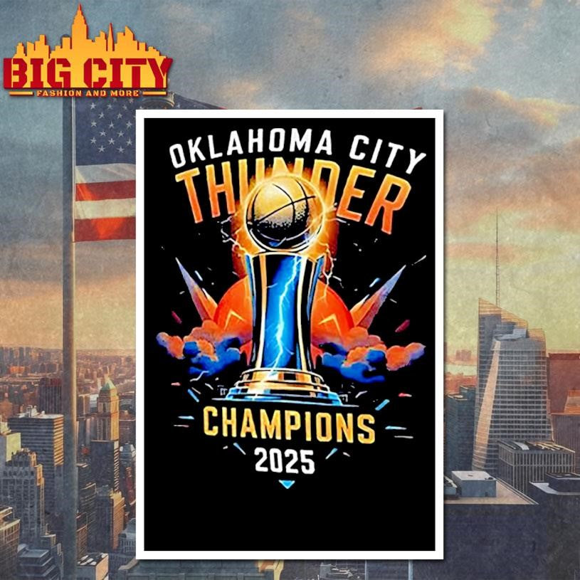 Oklahoma City Thunder Champions trophy 2025 shirt