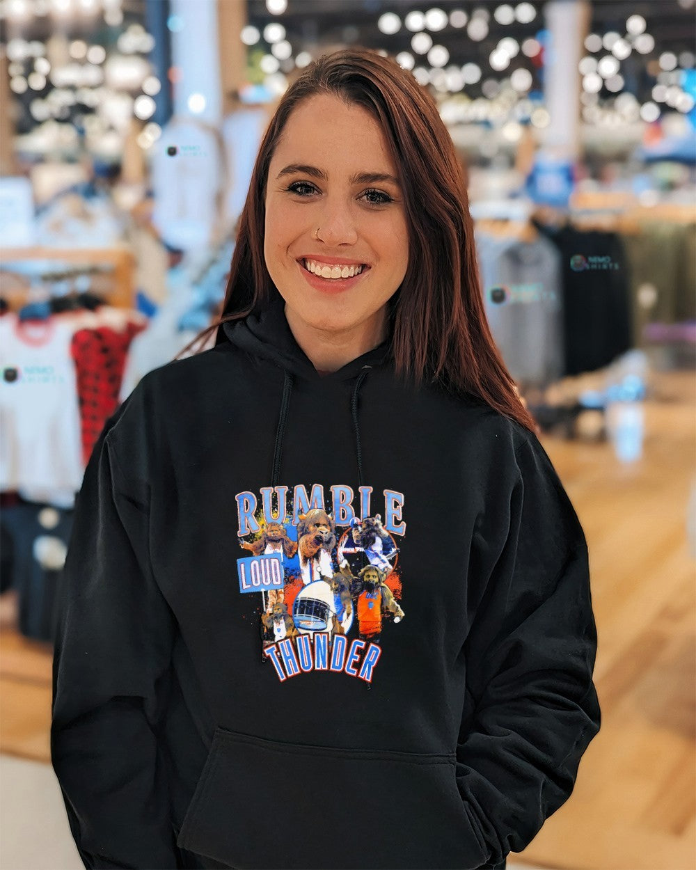 Oklahoma City Thunder Rumble loud mascot crossroads shirt