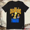 Oklahoma City Thunder Won For The City 2025 Finals Champions Locker Room shirt