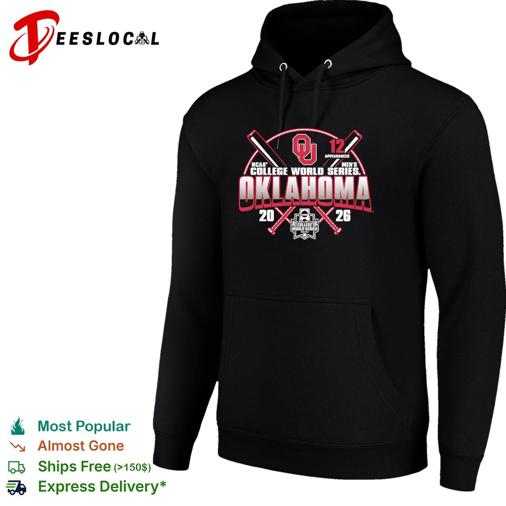 Oklahoma Sooners 12 NCAA College World Series 2026 OU Logo shirt