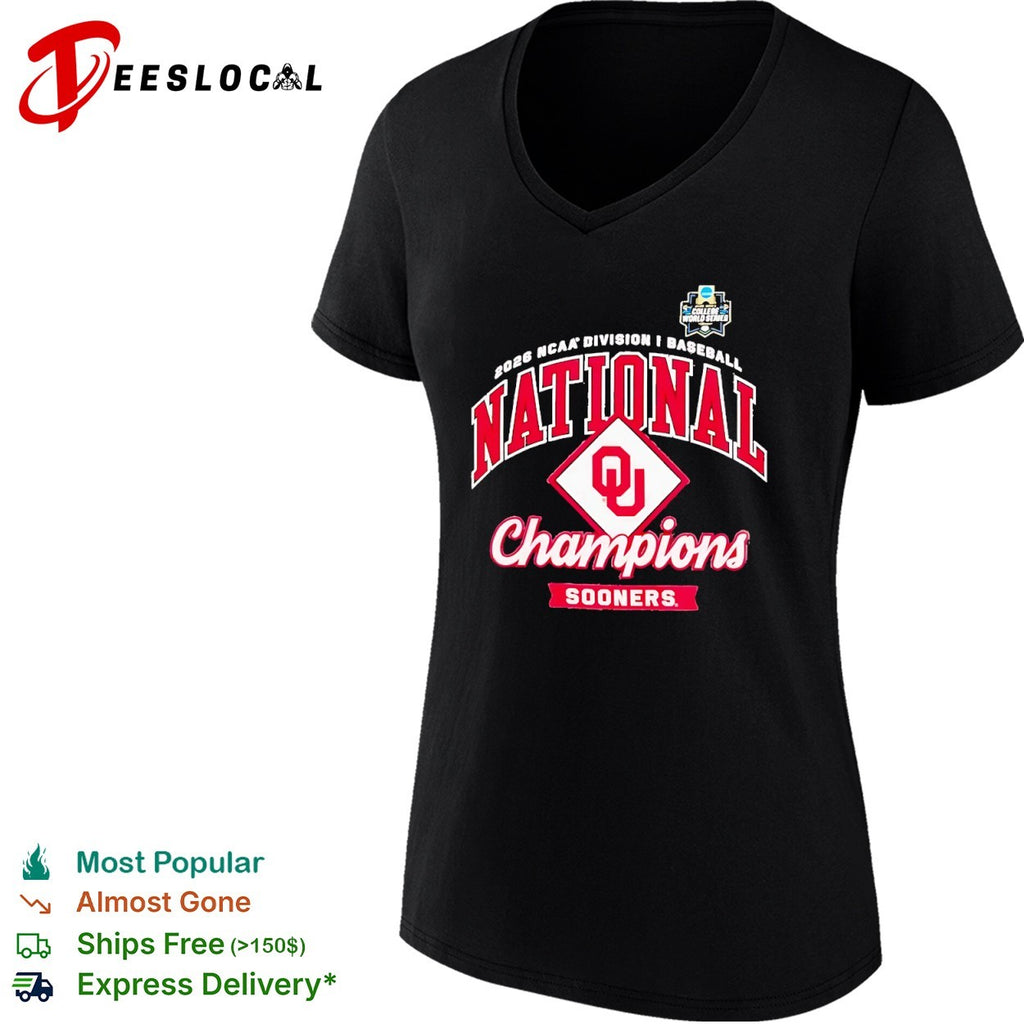 Oklahoma Sooners 2026 NCAA Division I Baseball National Champions shirt