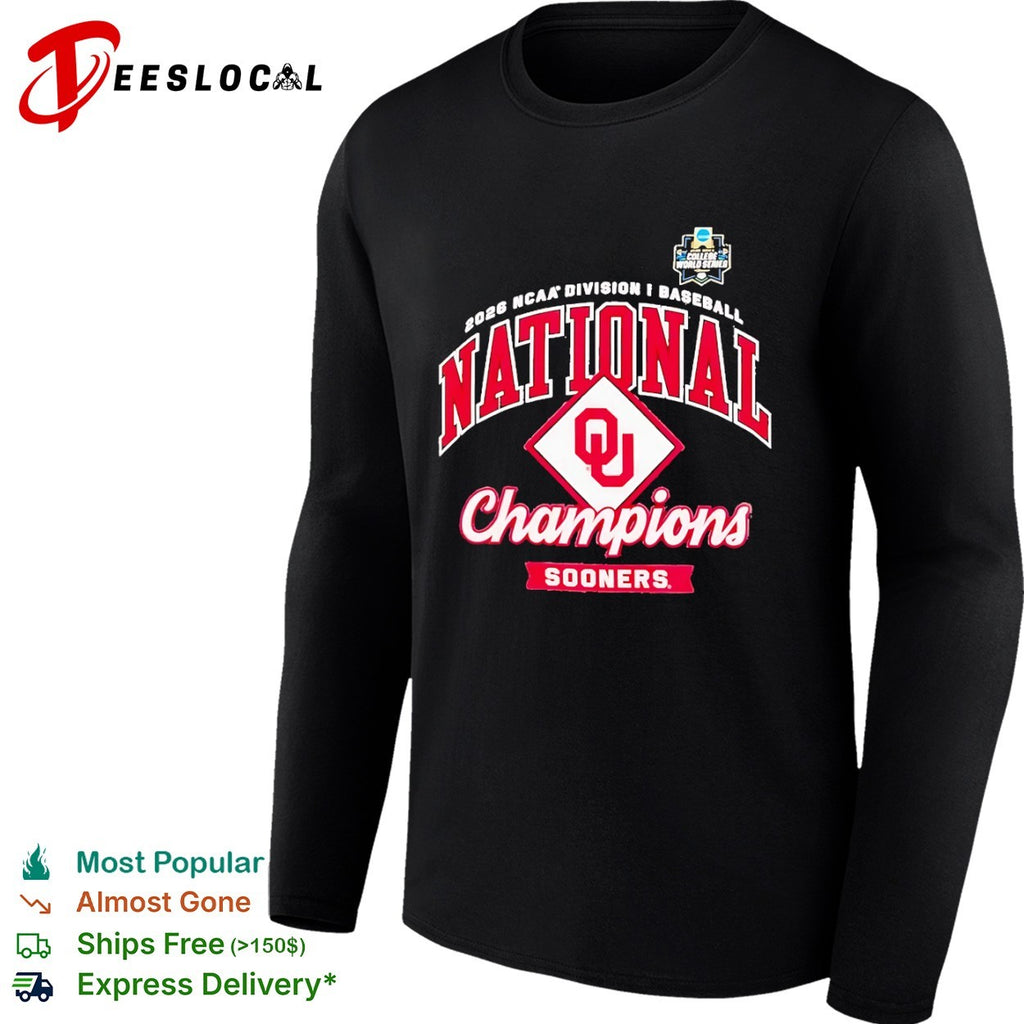 Oklahoma Sooners 2026 NCAA Division I Baseball National Champions shirt
