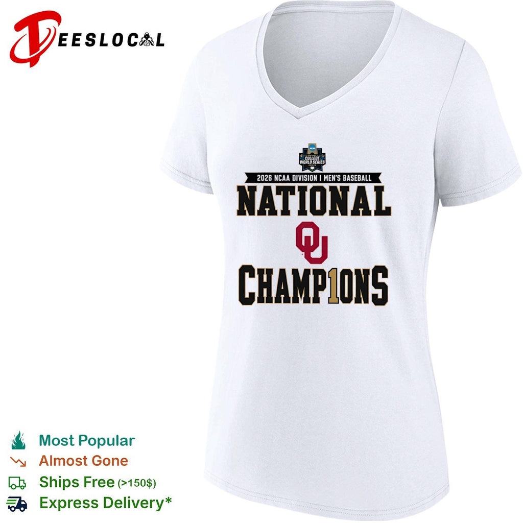 Oklahoma Sooners 2026 NCAA division I men’s baseball national champions college world series omaha shirt