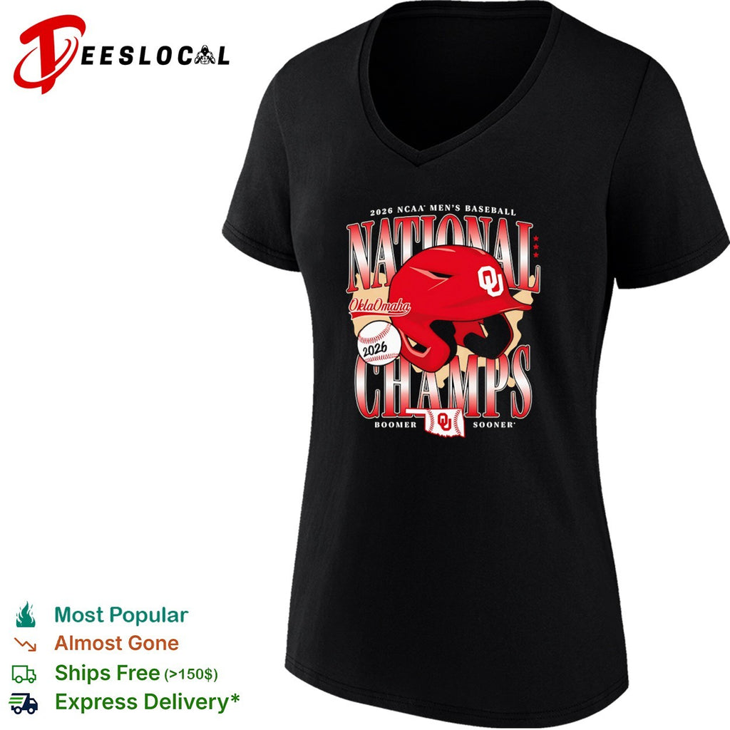 Oklahoma Sooners 2026 national champs baseball shirt