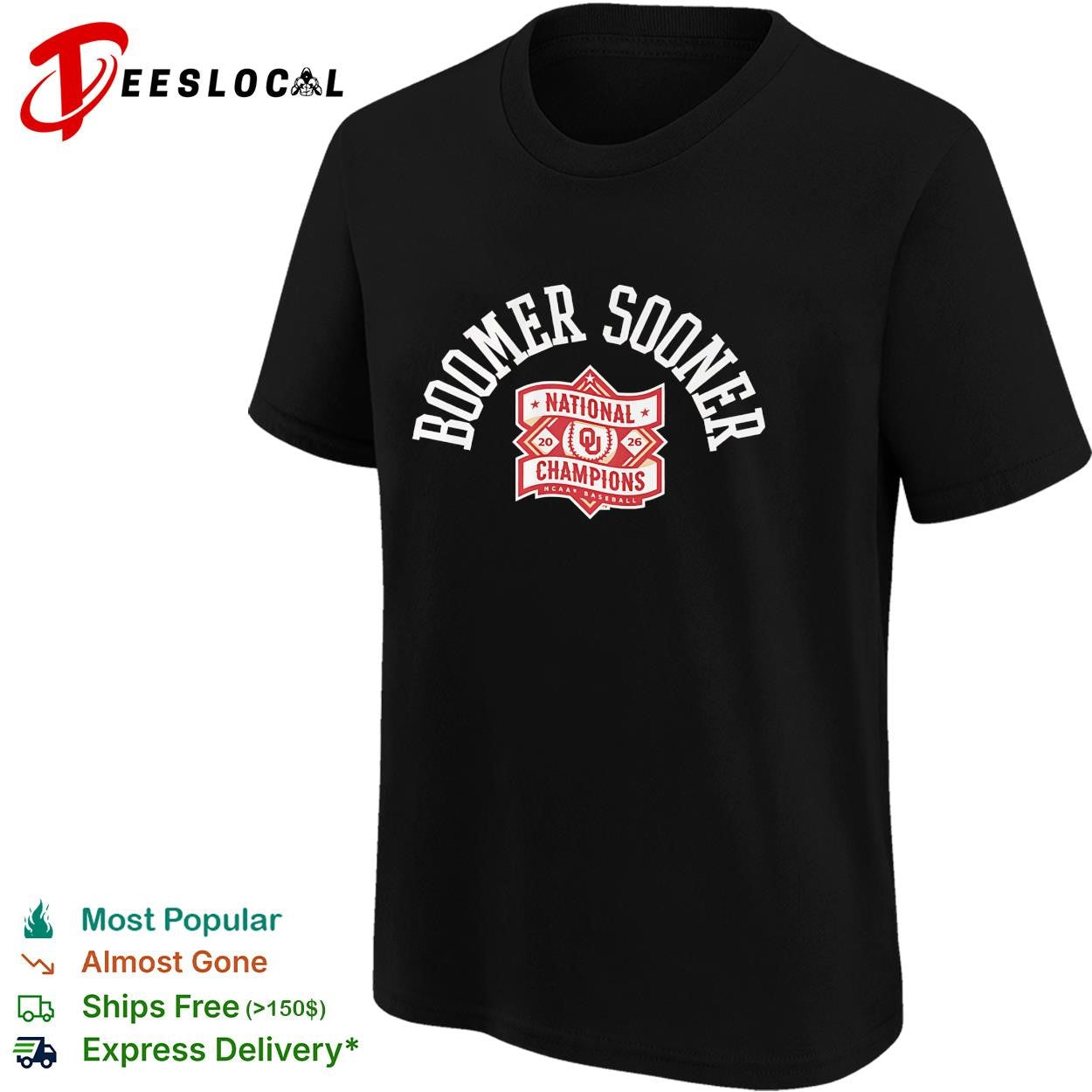 Oklahoma Sooners Boomer Sooner Oklahoma national champions shirt