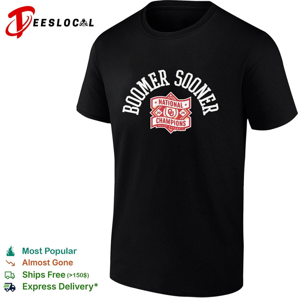 Oklahoma Sooners Boomer Sooner Oklahoma national champions shirt