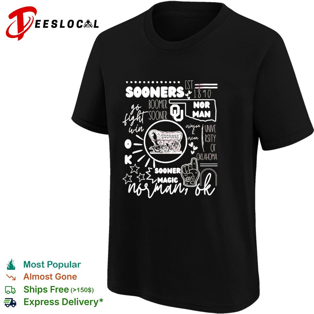 Oklahoma Sooners Boomer wagon Norman ok shirt