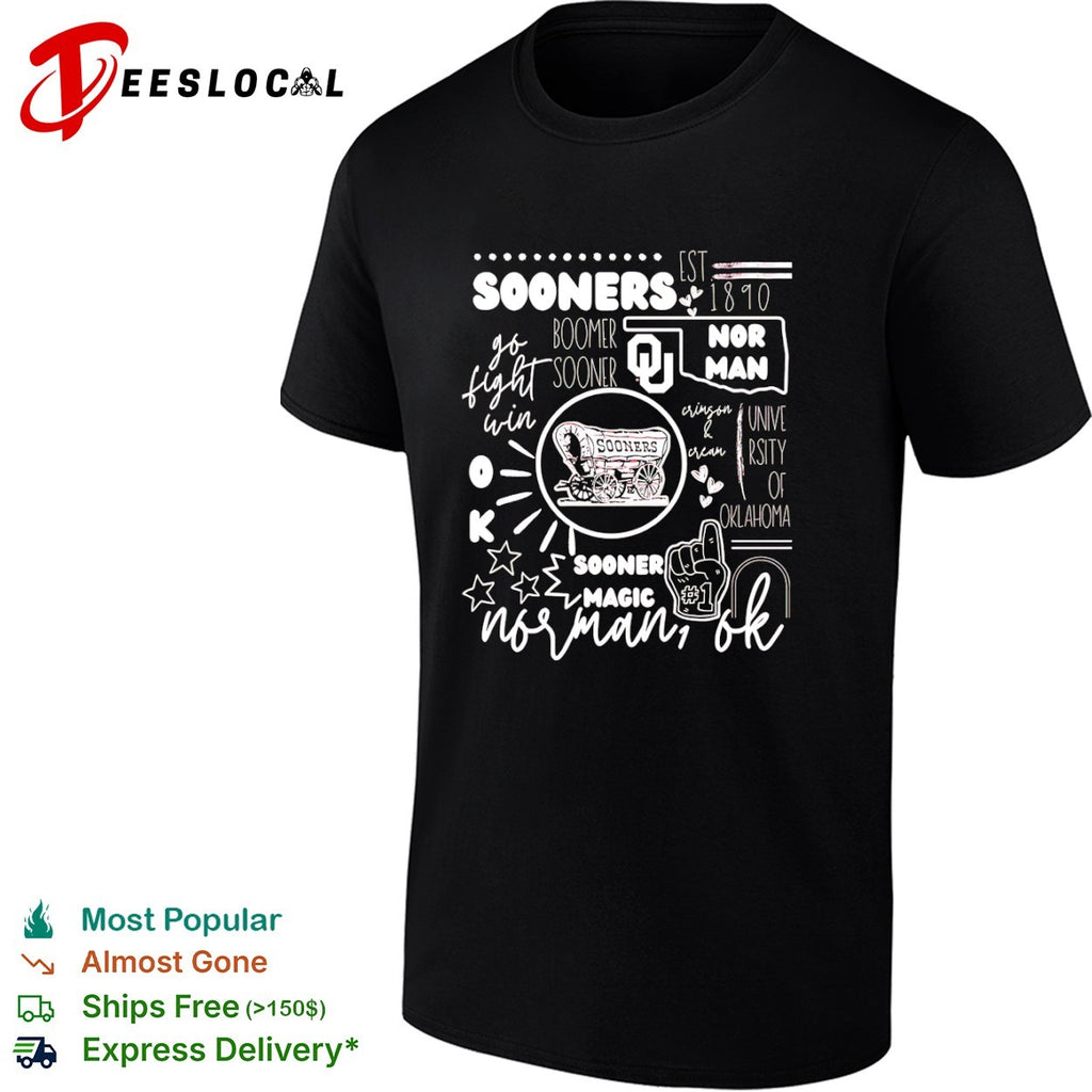 Oklahoma Sooners Boomer wagon Norman ok shirt