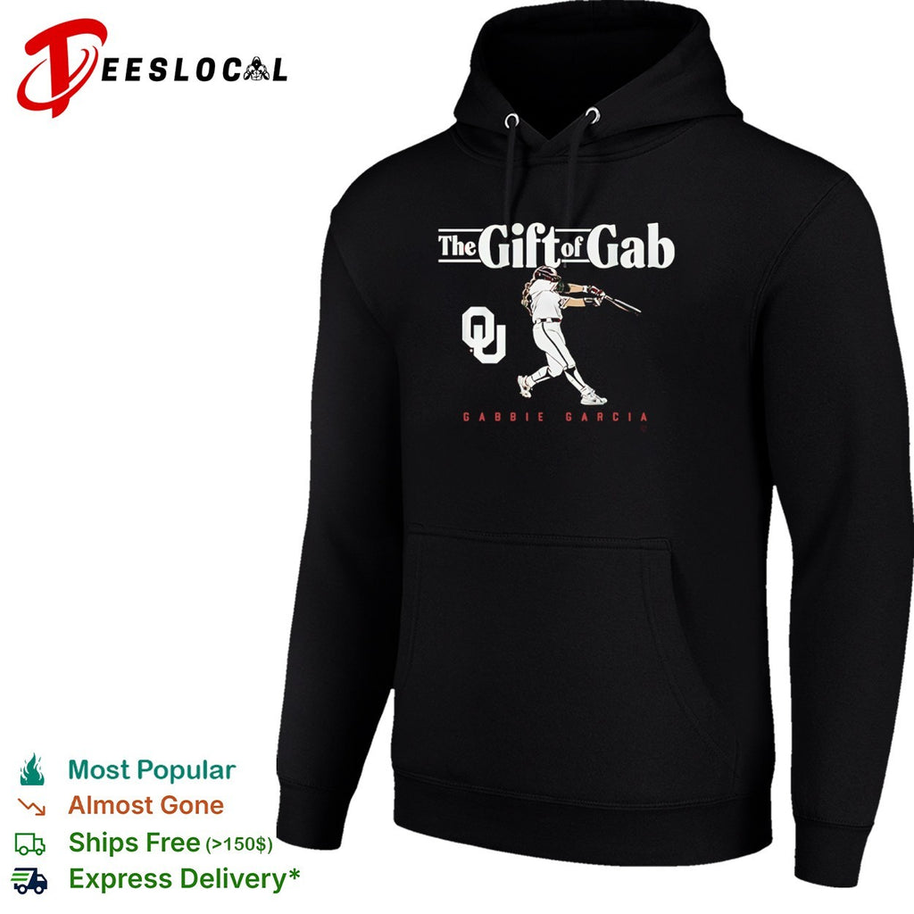 Oklahoma Sooners Gabbie Garcia the gift of gab softball player swing shirt
