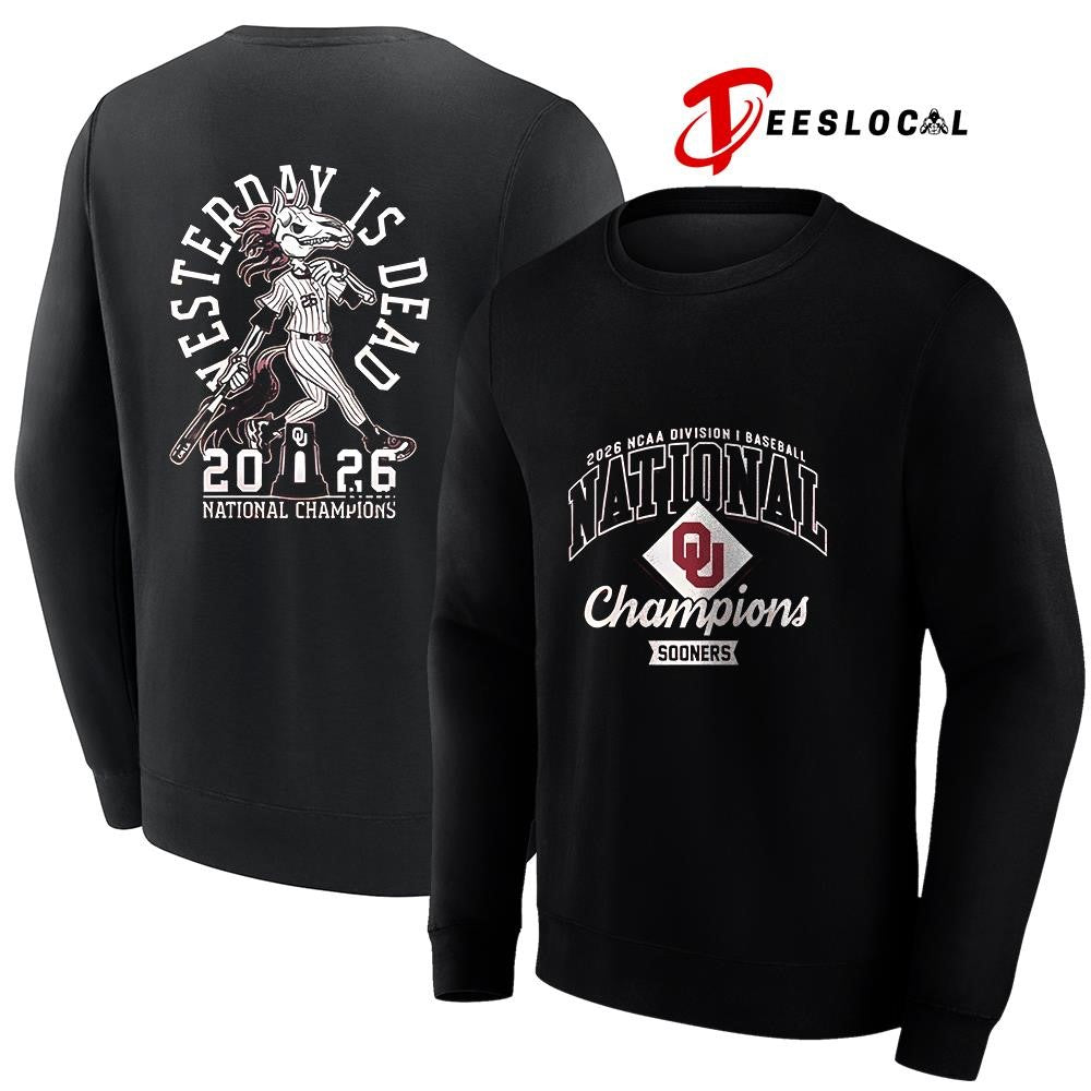 Oklahoma Sooners NCAA Baseball Men’s College World Series Champions everyday is dead mascot shirt