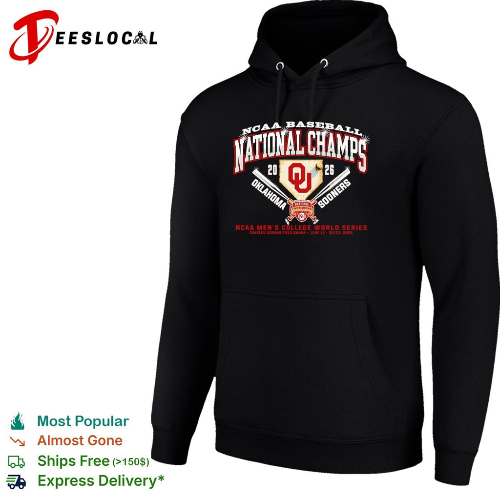 Oklahoma Sooners NCAA Baseball National Champs 2026 College World Series shirt