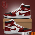 Oklahoma Sooners Special New Edition Custom AJ1 Shoes